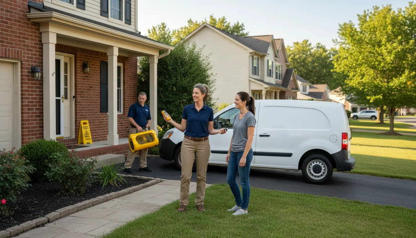 Water restoration image for Dehumidification And Cleanup Services in Comptche, CA